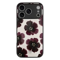 TMK iPhone 17 Pro Max glazen hardcase - Burgundy flowers