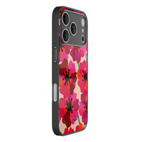 TMK iPhone 17 Pro Max glazen hardcase - Pink floral bliss