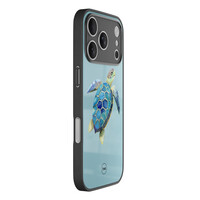 TMK iPhone 17 Pro Max glazen hardcase - Schildpad