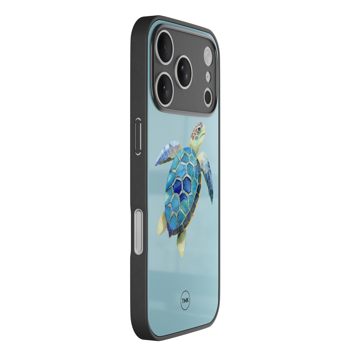 TMK iPhone 17 Pro Max glazen hardcase - Schildpad