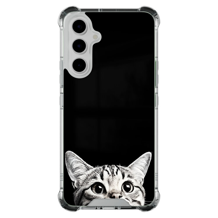 Casevibes Samsung Galaxy A54 shockproof hoesje - Kat kiekeboe