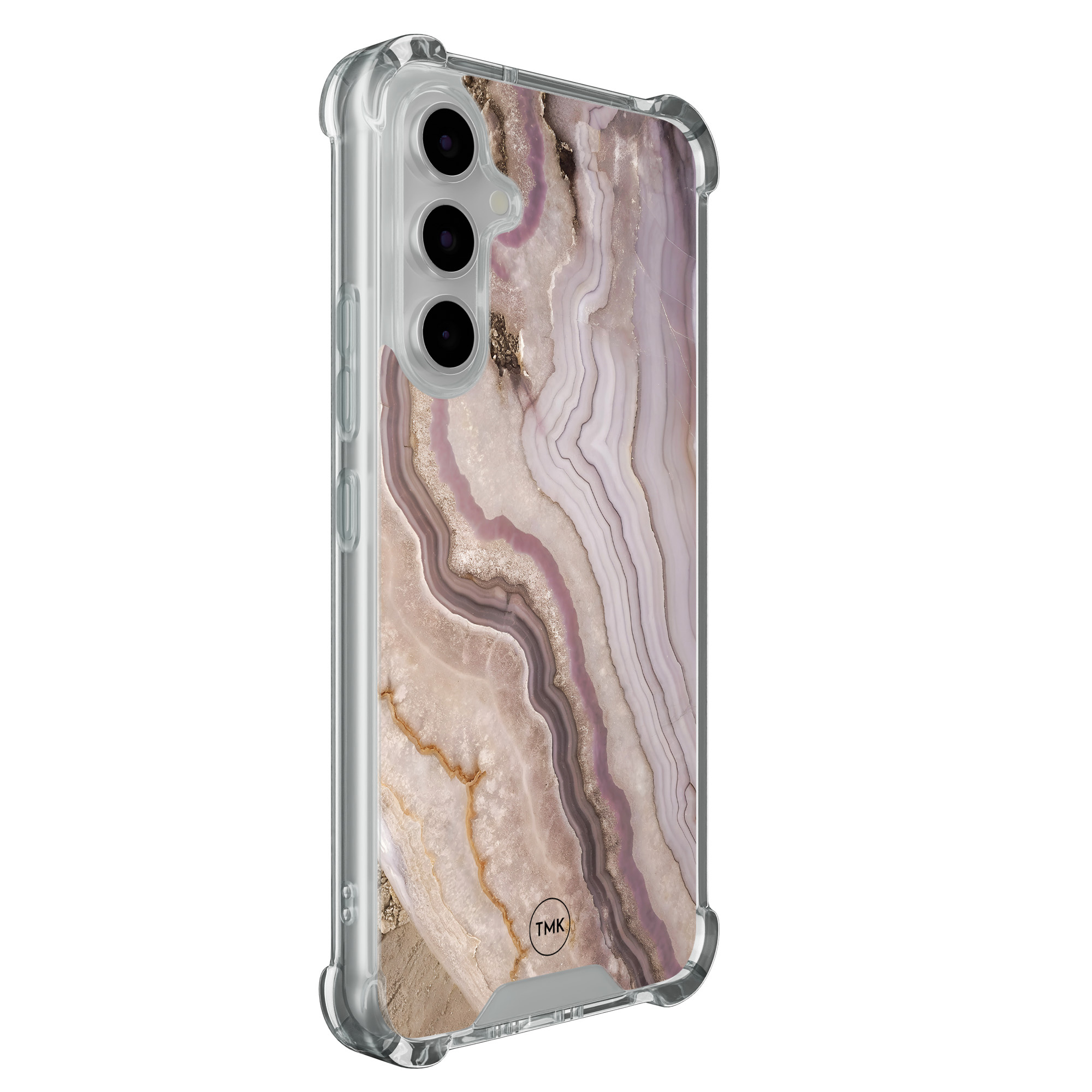 TMK Samsung Galaxy A54 shockproof hoesje - Blush marble