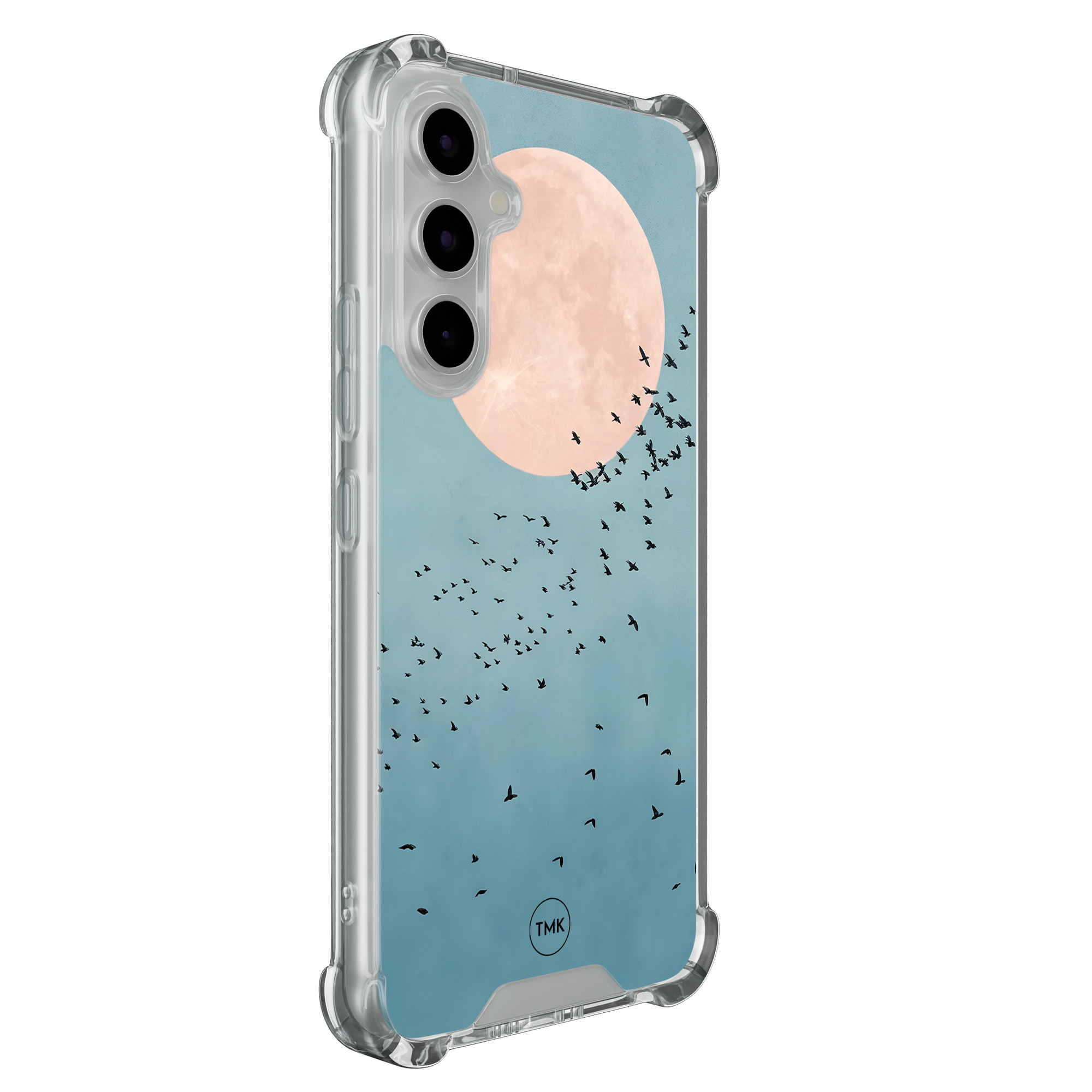 TMK Samsung Galaxy A54 shockproof hoesje - Moon birds