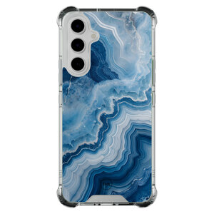Casevibes Samsung Galaxy A54 shockproof hoesje - Skystone marble