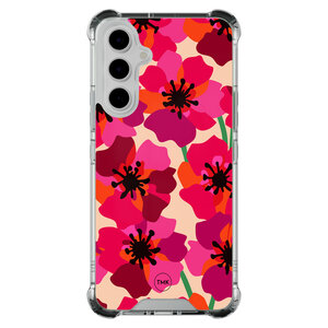 Casevibes Samsung Galaxy A54 shockproof hoesje - Pink floral bliss