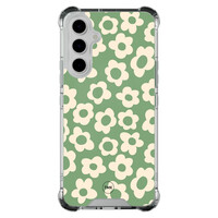 TMK Samsung Galaxy A54 shockproof hoesje - Retro cute flowers