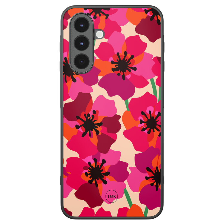 Casevibes Samsung Galaxy A17 backcover hoesje - Pink floral bliss