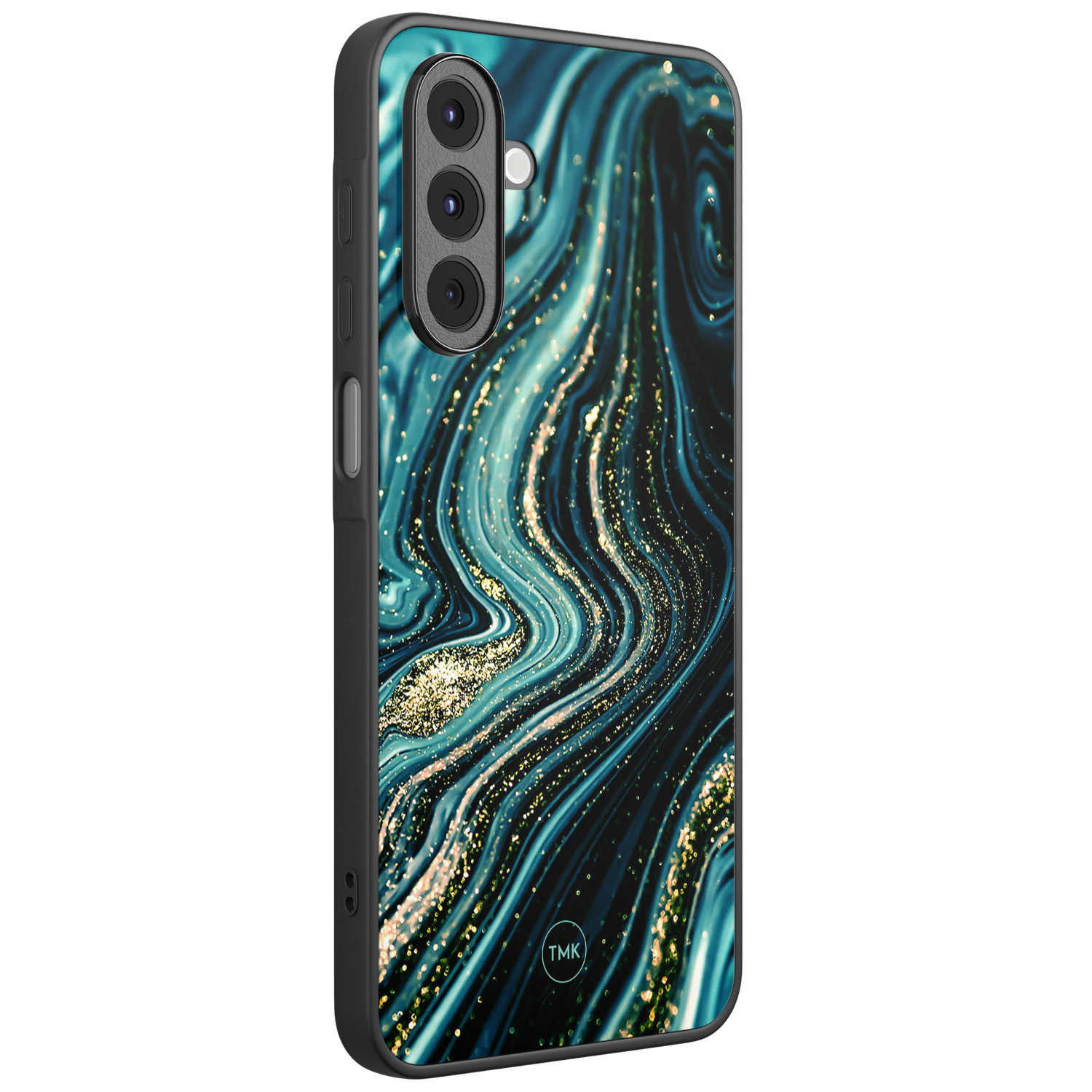 Casimoda Samsung Galaxy A17 backcover hoesje - Blue marble waves