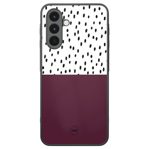 Casimoda Samsung Galaxy A17 backcover hoesje - Burgundy dots