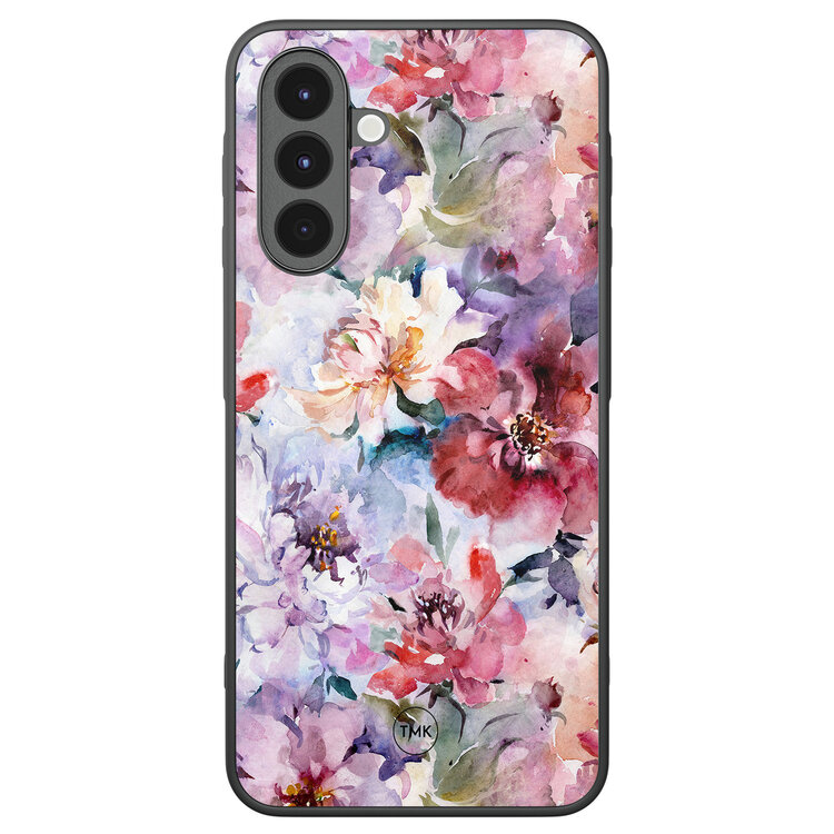 Casevibes Samsung Galaxy A17 backcover hoesje - Bloemen acryl