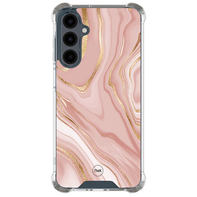 Casevibes Samsung Galaxy A17 shockproof hoesje - Rose marble