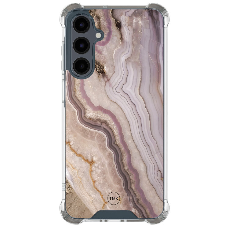 Casevibes Samsung Galaxy A17 shockproof hoesje - Blush marble