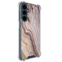 TMK Samsung Galaxy A17 shockproof hoesje - Blush marble