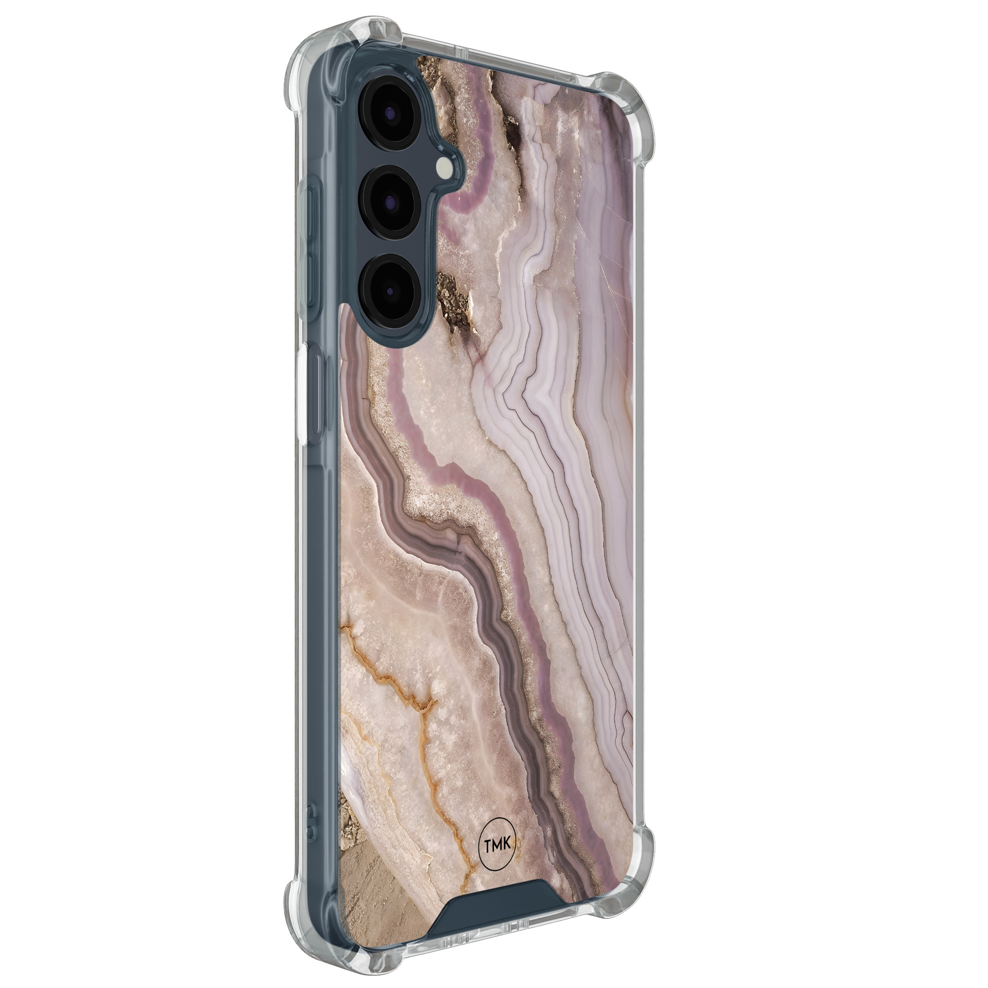TMK Samsung Galaxy A17 shockproof hoesje - Blush marble