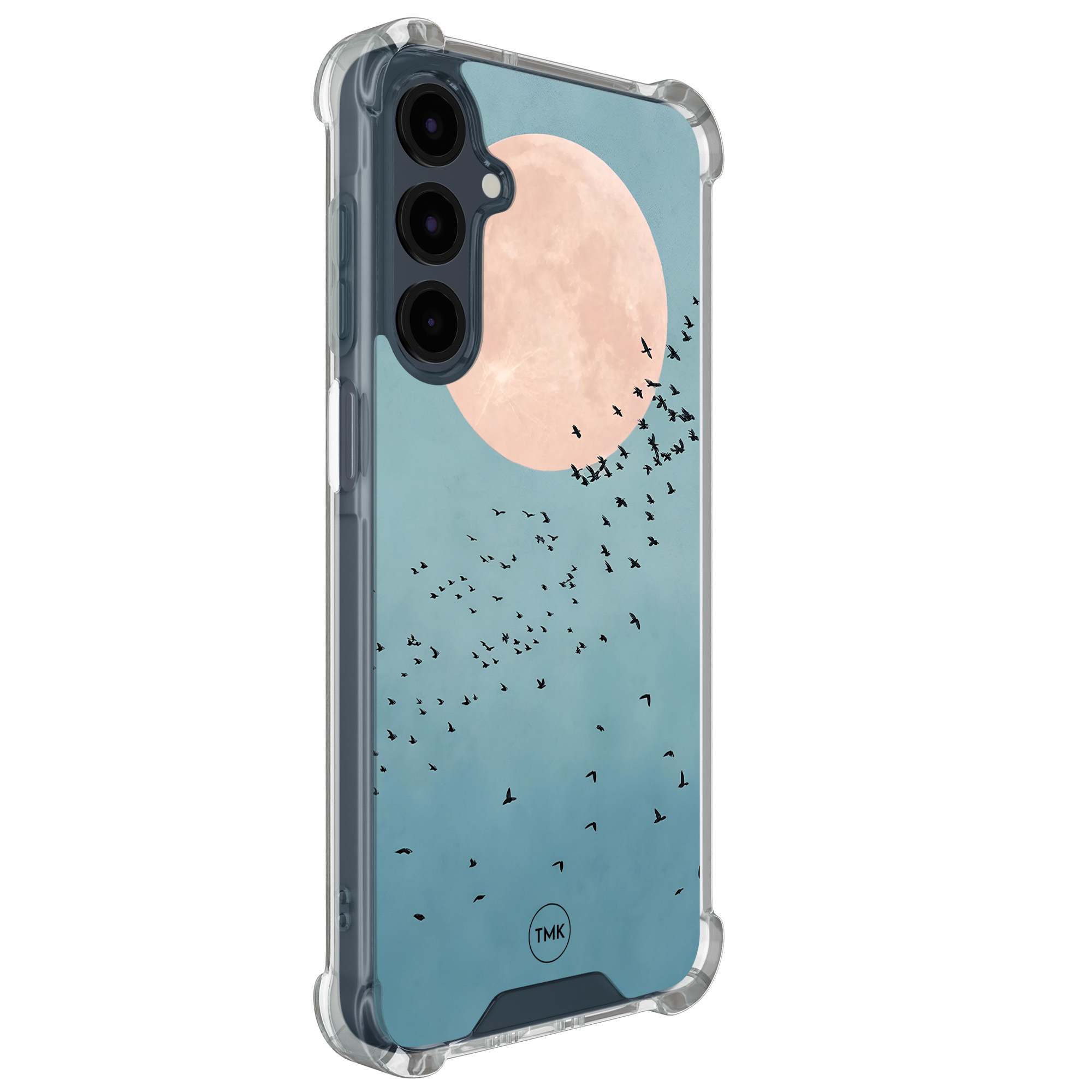 TMK Samsung Galaxy A17 shockproof hoesje - Moon birds