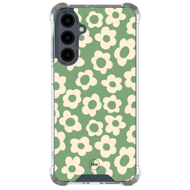 TMK Samsung Galaxy A17 shockproof hoesje - Retro cute flowers
