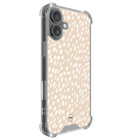 TMK iPhone 17 shockproof hoesje - Sand dots
