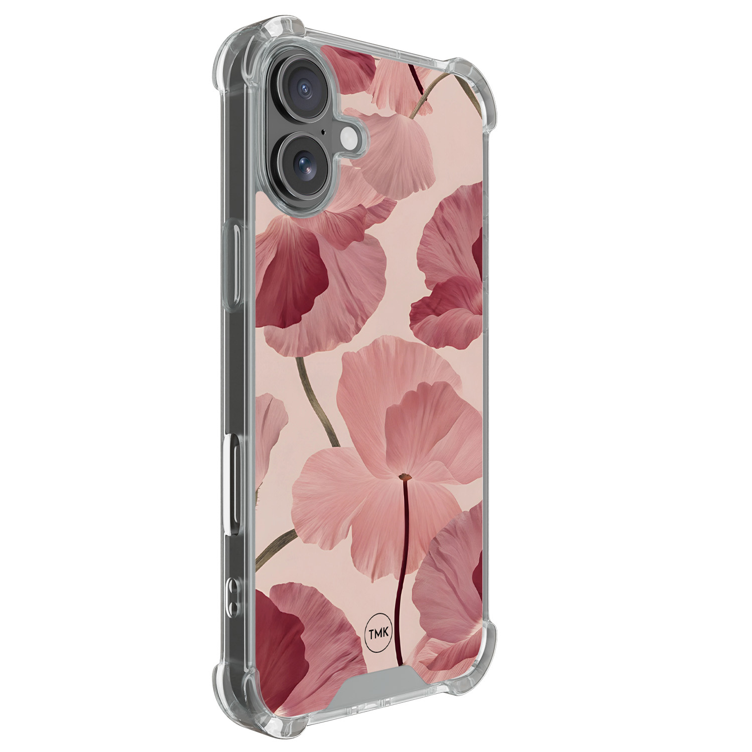 TMK iPhone 17 shockproof hoesje - Vintage blossom