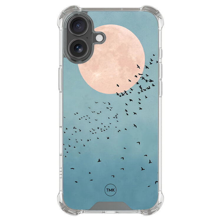 Casevibes iPhone 17 shockproof hoesje - Moon birds