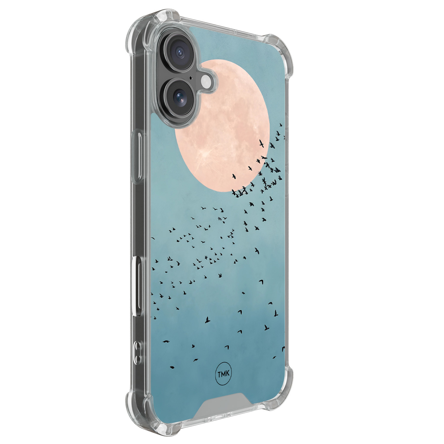 TMK iPhone 17 shockproof hoesje - Moon birds
