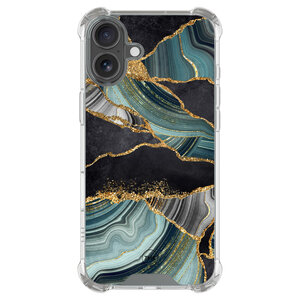 Casevibes iPhone 17 shockproof hoesje - Marble jade stone