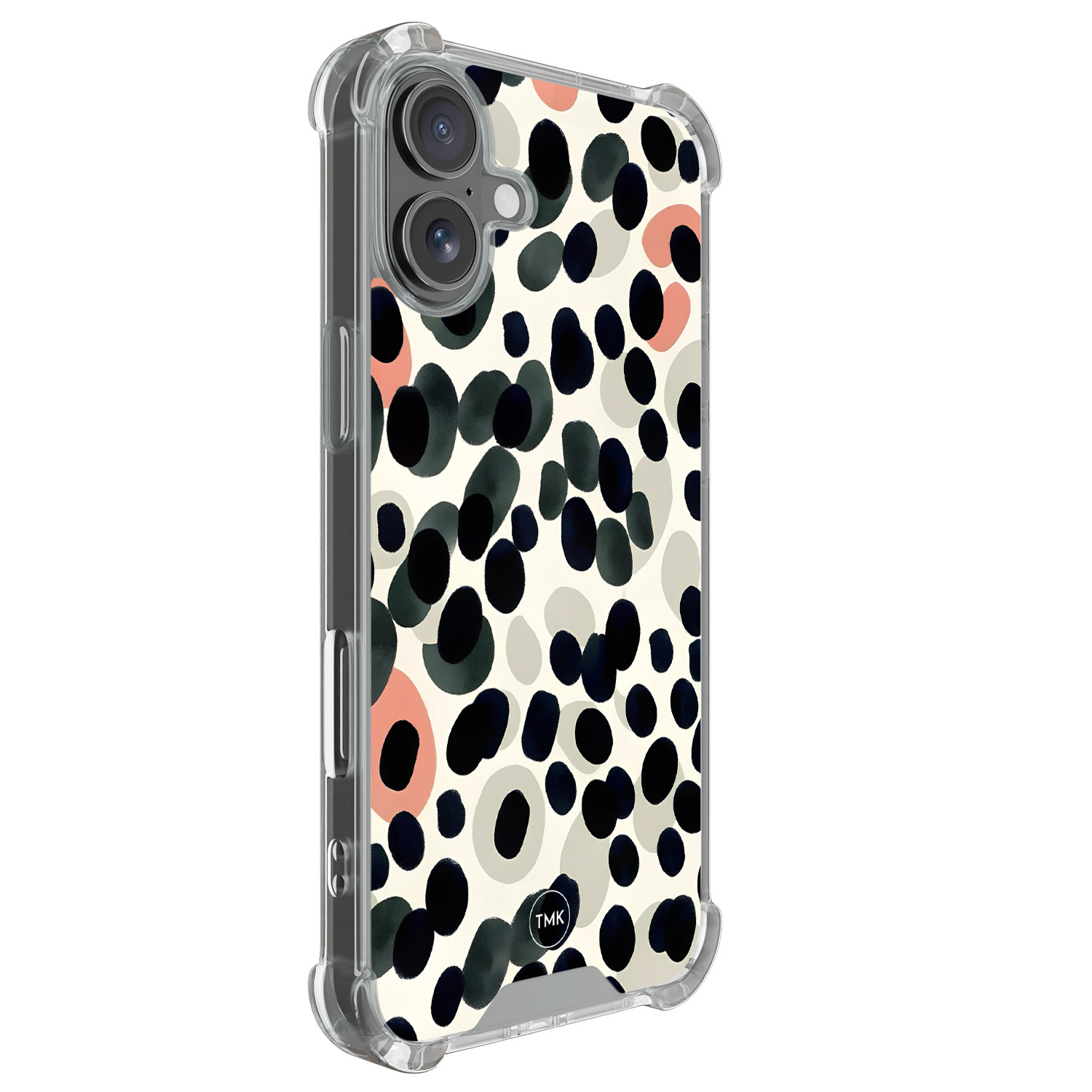 TMK iPhone 17 shockproof hoesje - Modern dots