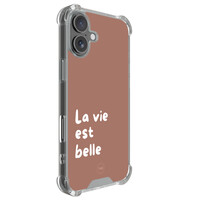TMK iPhone 17 shockproof hoesje - La vie est belle