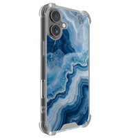 TMK iPhone 17 shockproof hoesje - Skystone marble