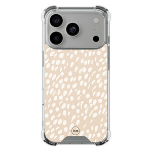 TMK iPhone 17 Pro shockproof hoesje - Sand dots