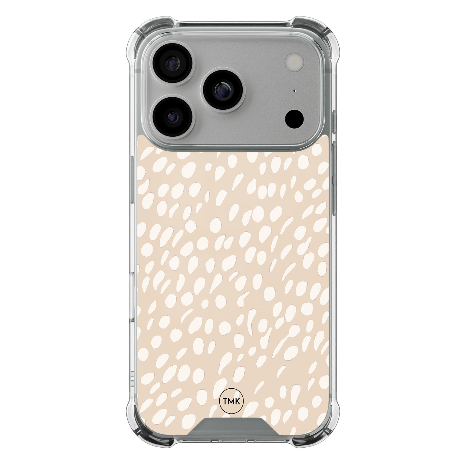 TMK iPhone 17 Pro shockproof hoesje - Sand dots