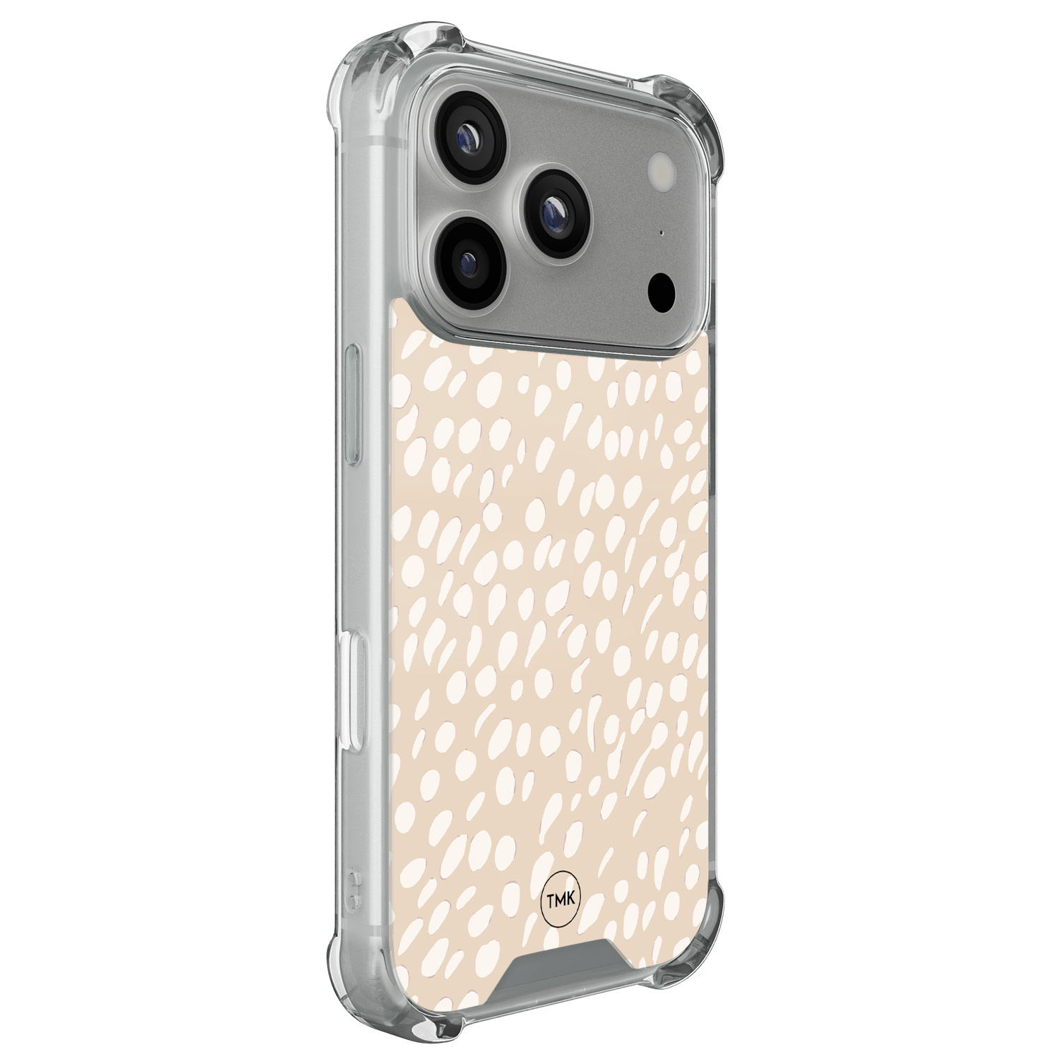 TMK iPhone 17 Pro shockproof hoesje - Sand dots