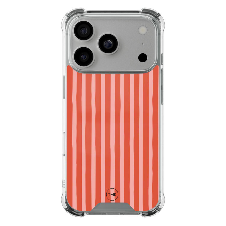 Casevibes iPhone 17 Pro shockproof hoesje - Streepjes