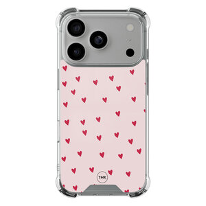 Casevibes iPhone 17 Pro shockproof hoesje - Cute hearts