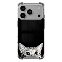 TMK iPhone 17 Pro shockproof hoesje - Kat kiekeboe