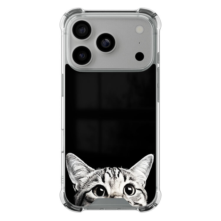 Casevibes iPhone 17 Pro shockproof hoesje - Kat kiekeboe