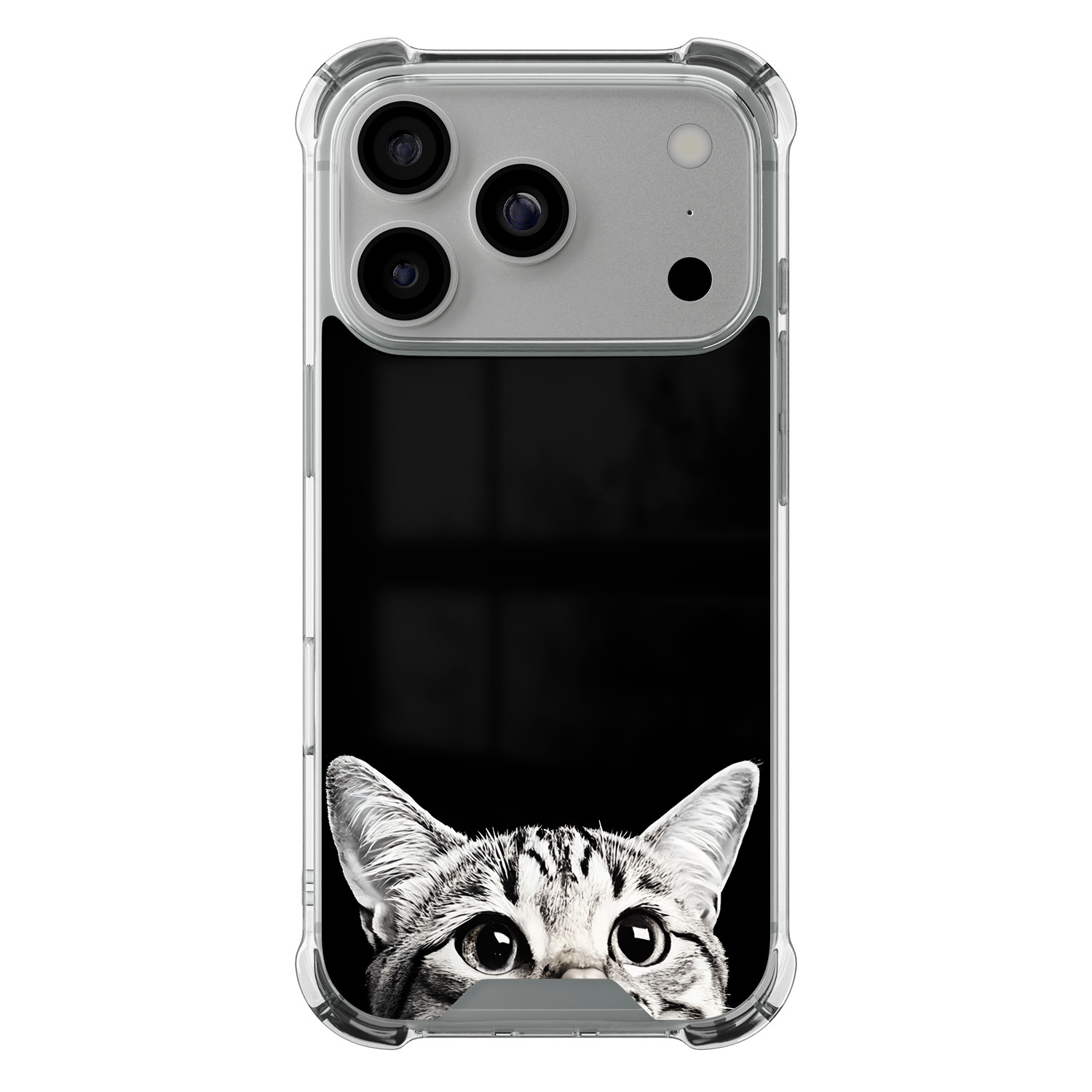 TMK iPhone 17 Pro shockproof hoesje - Kat kiekeboe