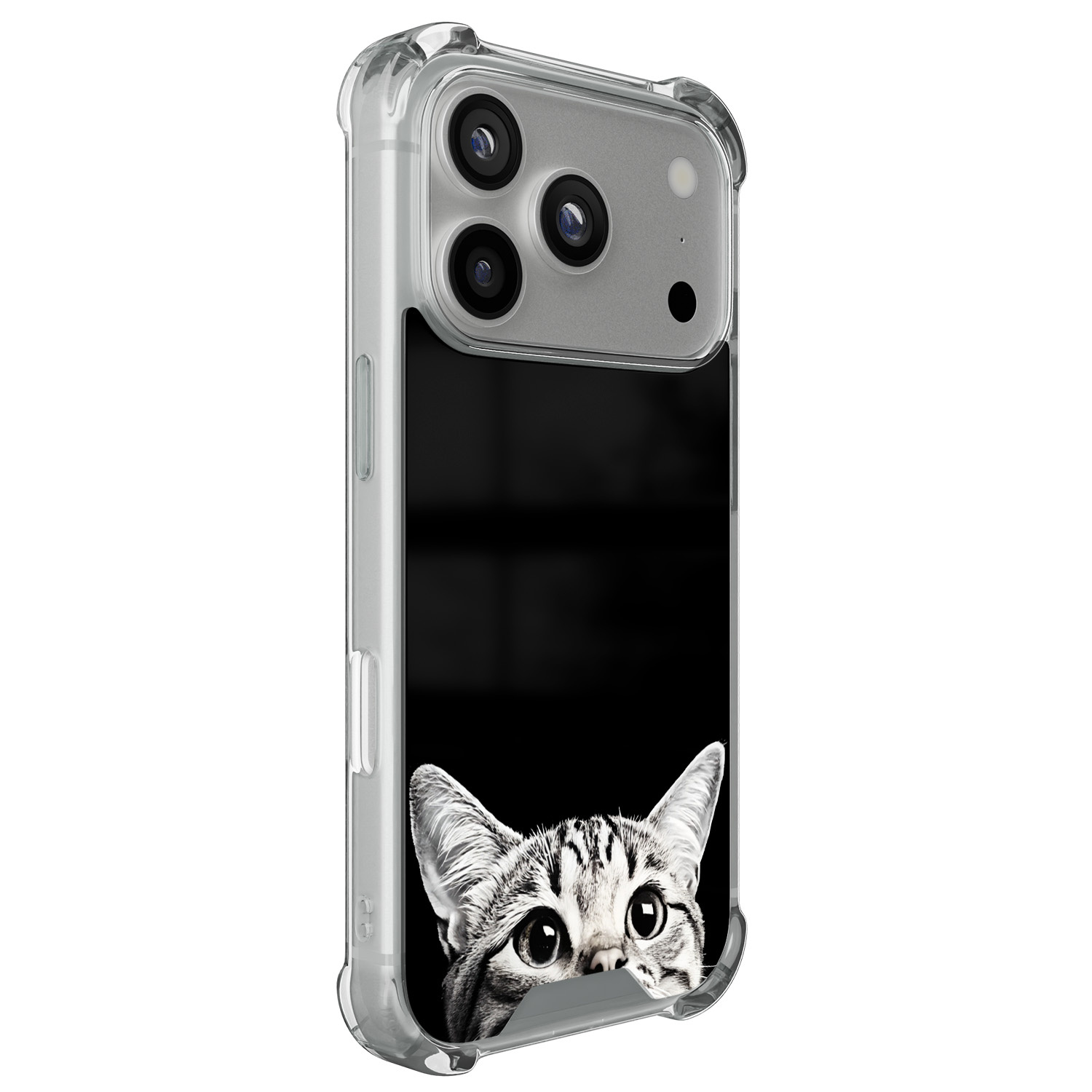 TMK iPhone 17 Pro shockproof hoesje - Kat kiekeboe