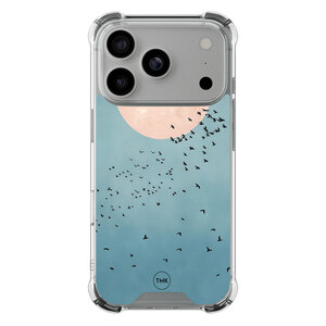 Casevibes iPhone 17 Pro shockproof hoesje - Moon birds