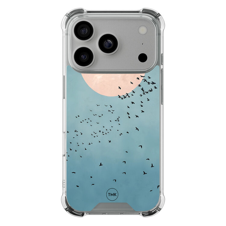 Casevibes iPhone 17 Pro shockproof hoesje - Moon birds
