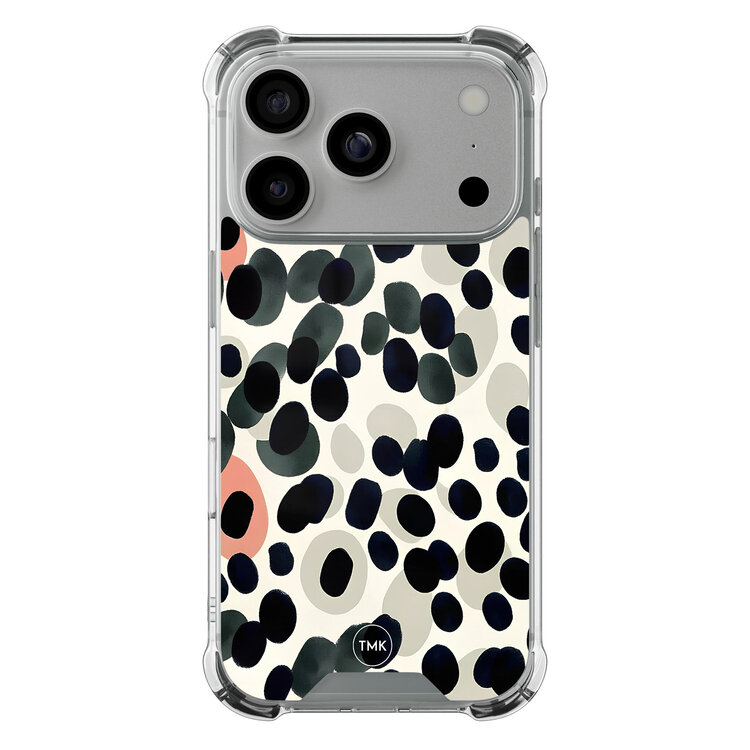 Casevibes iPhone 17 Pro shockproof hoesje - Modern dots