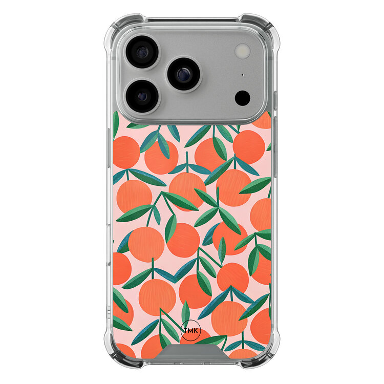 TMK iPhone 17 Pro shockproof hoesje - Sweet oranges
