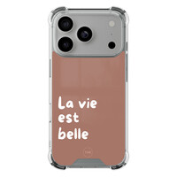 TMK iPhone 17 Pro shockproof hoesje - La vie est belle