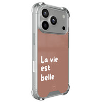 TMK iPhone 17 Pro shockproof hoesje - La vie est belle