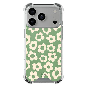Casevibes iPhone 17 Pro shockproof hoesje - Retro cute flowers
