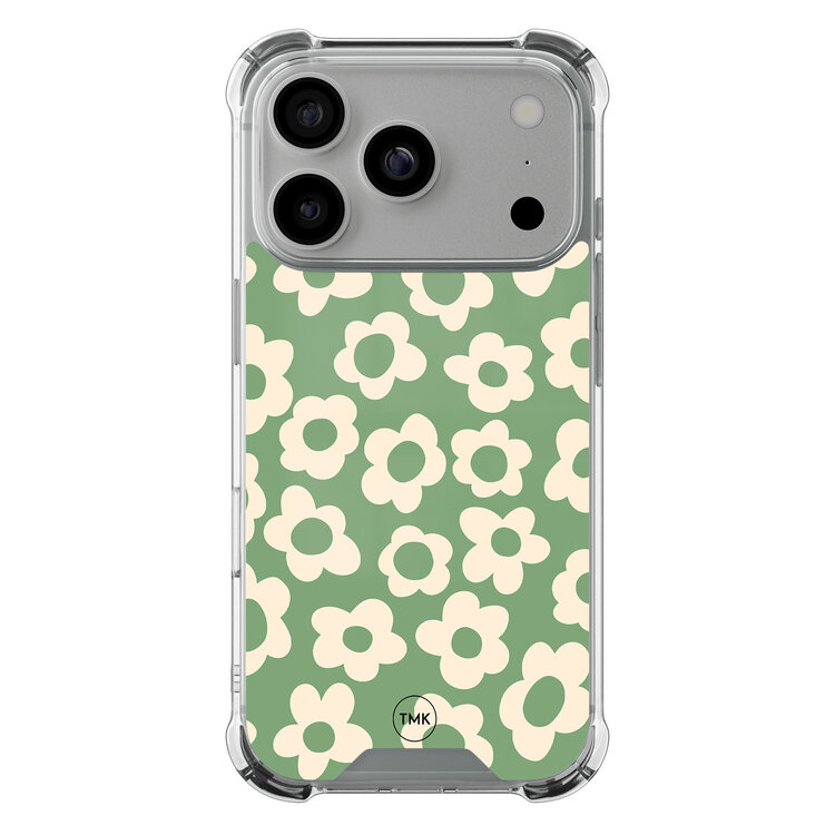 Casevibes iPhone 17 Pro shockproof hoesje - Retro cute flowers
