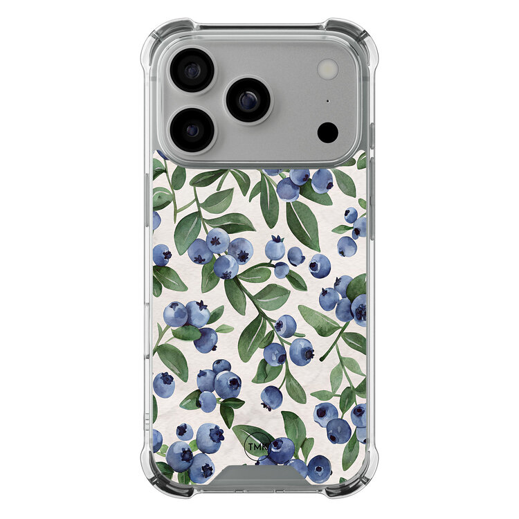 TMK iPhone 17 Pro shockproof hoesje - Blueberries