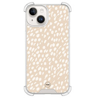 TMK iPhone 14 shockproof hoesje - Sand dots