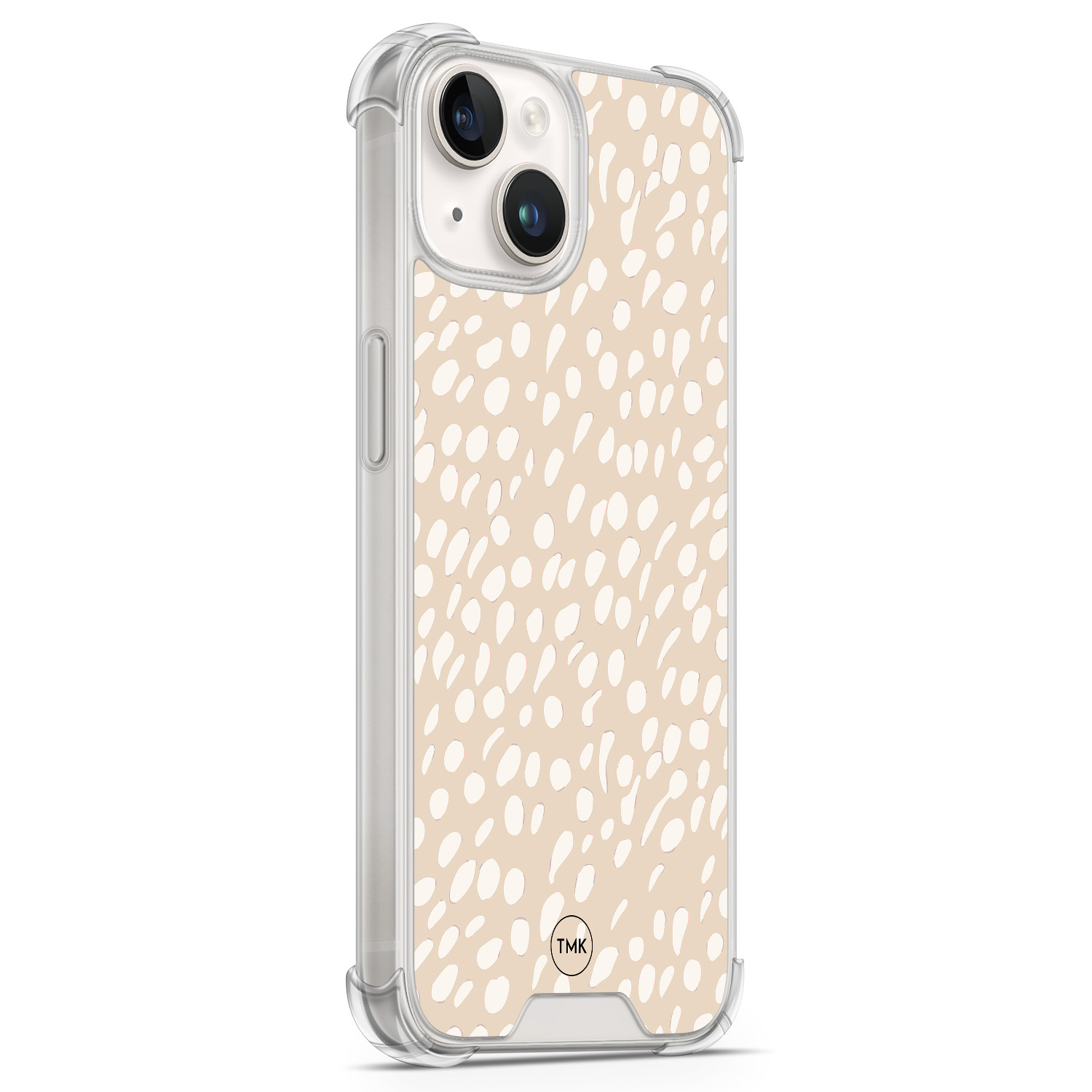 TMK iPhone 14 shockproof hoesje - Sand dots