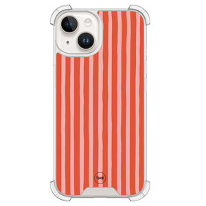 TMK iPhone 14 shockproof hoesje - Streepjes