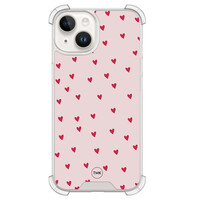 TMK iPhone 14 shockproof hoesje - Cute hearts
